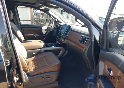 2021 Nissan Titan Platinum Reserve 4X4 из США, поврежденный, VIN 1N6AA1ED0MN517629